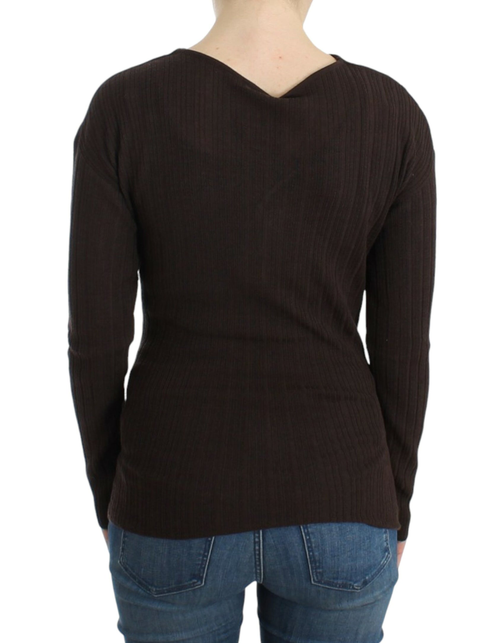 Maglione in lana vergine con buco della serratura