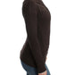 Chic Keyhole Virgin Wool Sweater