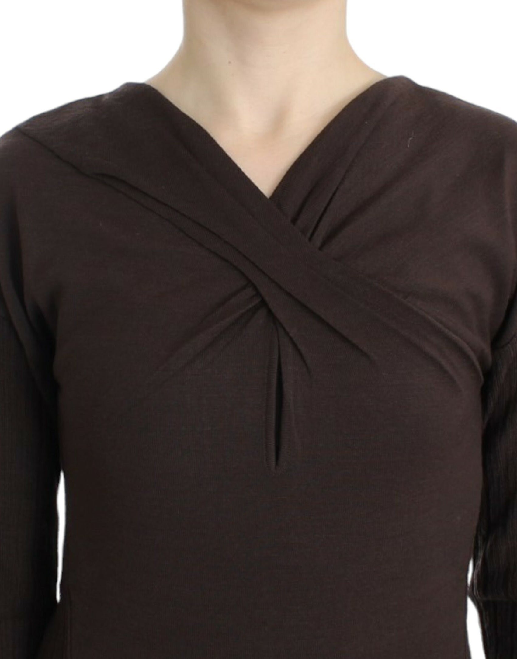 Maglione in lana vergine con buco della serratura