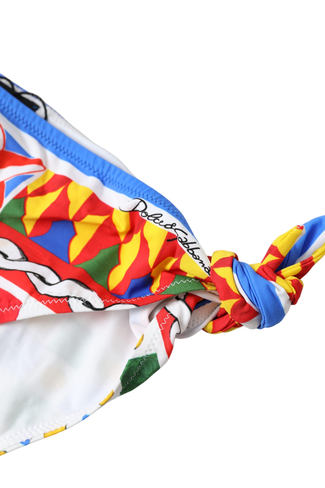 Slip bikini con stampa Carretto multicolor