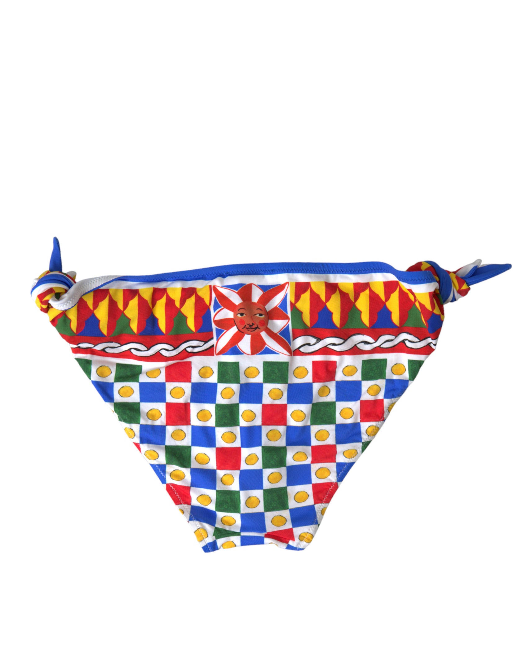 Slip bikini con stampa Carretto multicolor