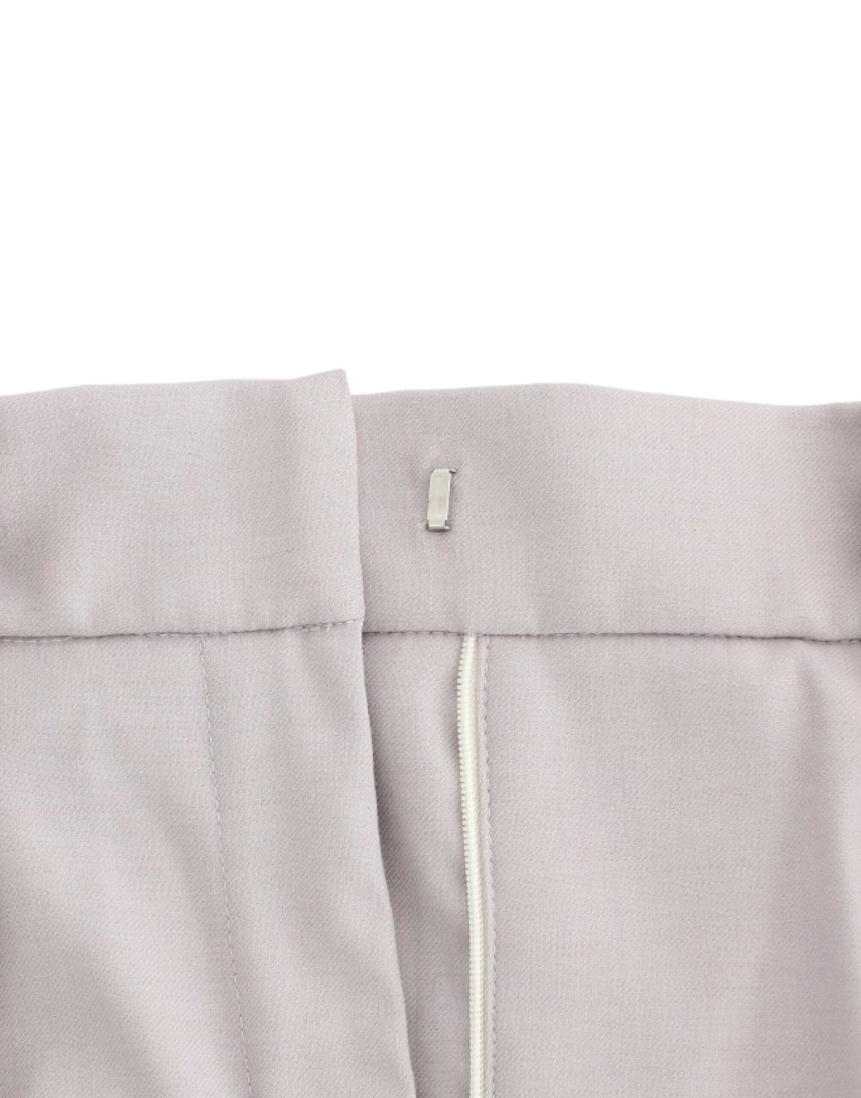Anspruchsvolle graue Hose mit hoher Taille