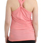 Chic Pink Cotton Blend Tank Top