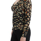 Elegant Multicolor V-Neck Wool Jumper