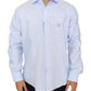 Elegant Light Blue Italian Cotton Shirt