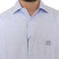 Elegant Light Blue Italian Cotton Shirt