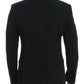 Eleganter Slim Fit Blazer aus schwarzer Wolle