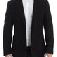 Bordeaux Alpaga Two-Button Blazer Jacket