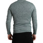 Eleganter grüner Rollkragenpullover