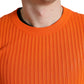 Eleganter Strickpullover in Sonnenuntergangsorange