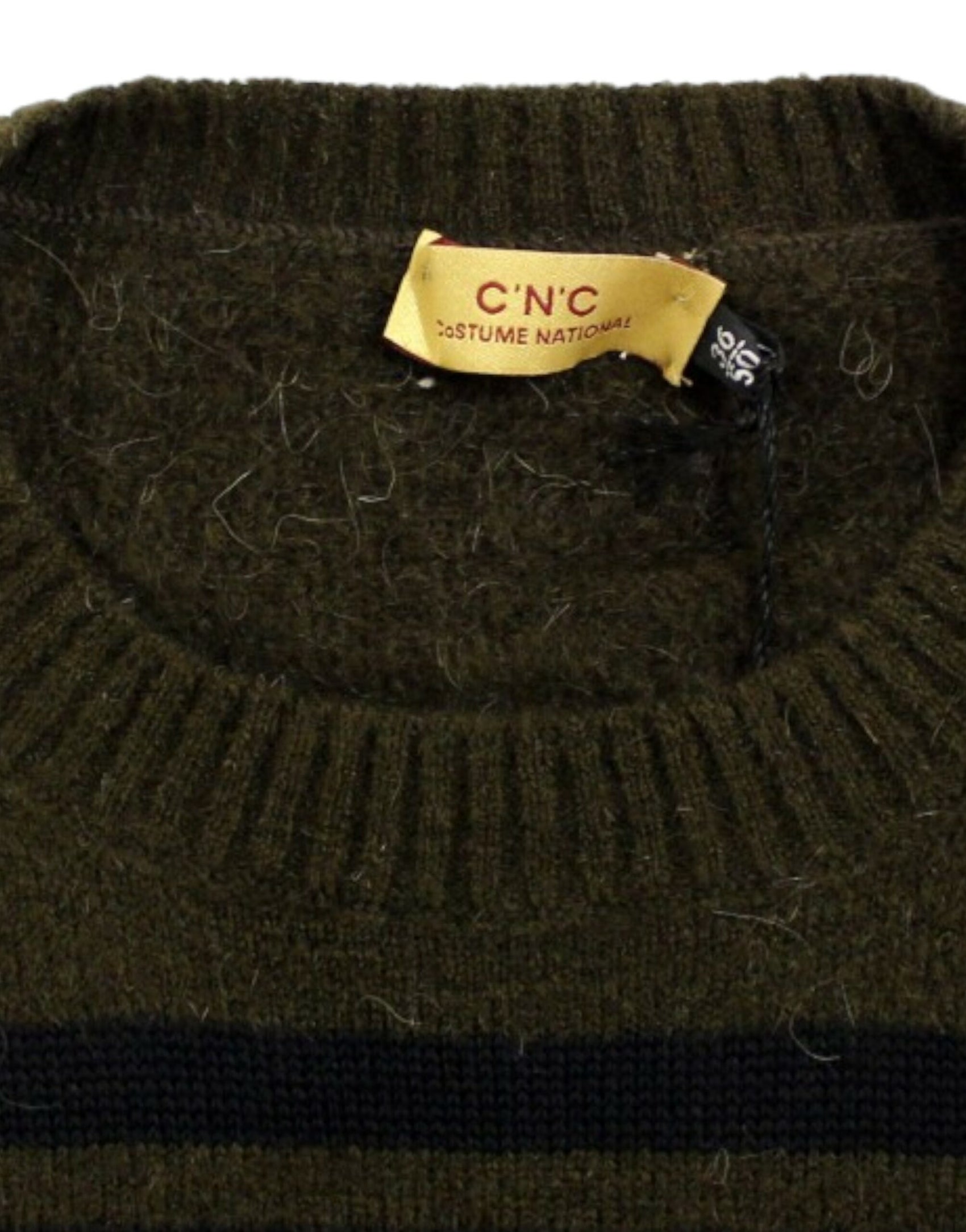 Eleganter Pullover mit Rundhalsausschnitt und Streifen