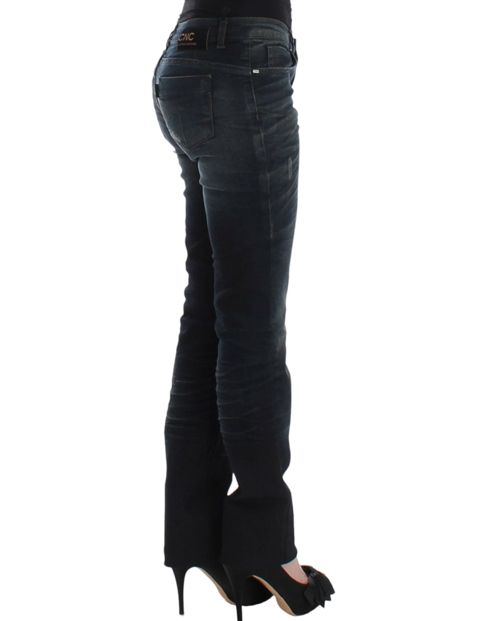 Schicke Superskinny Blue Denim Jeans