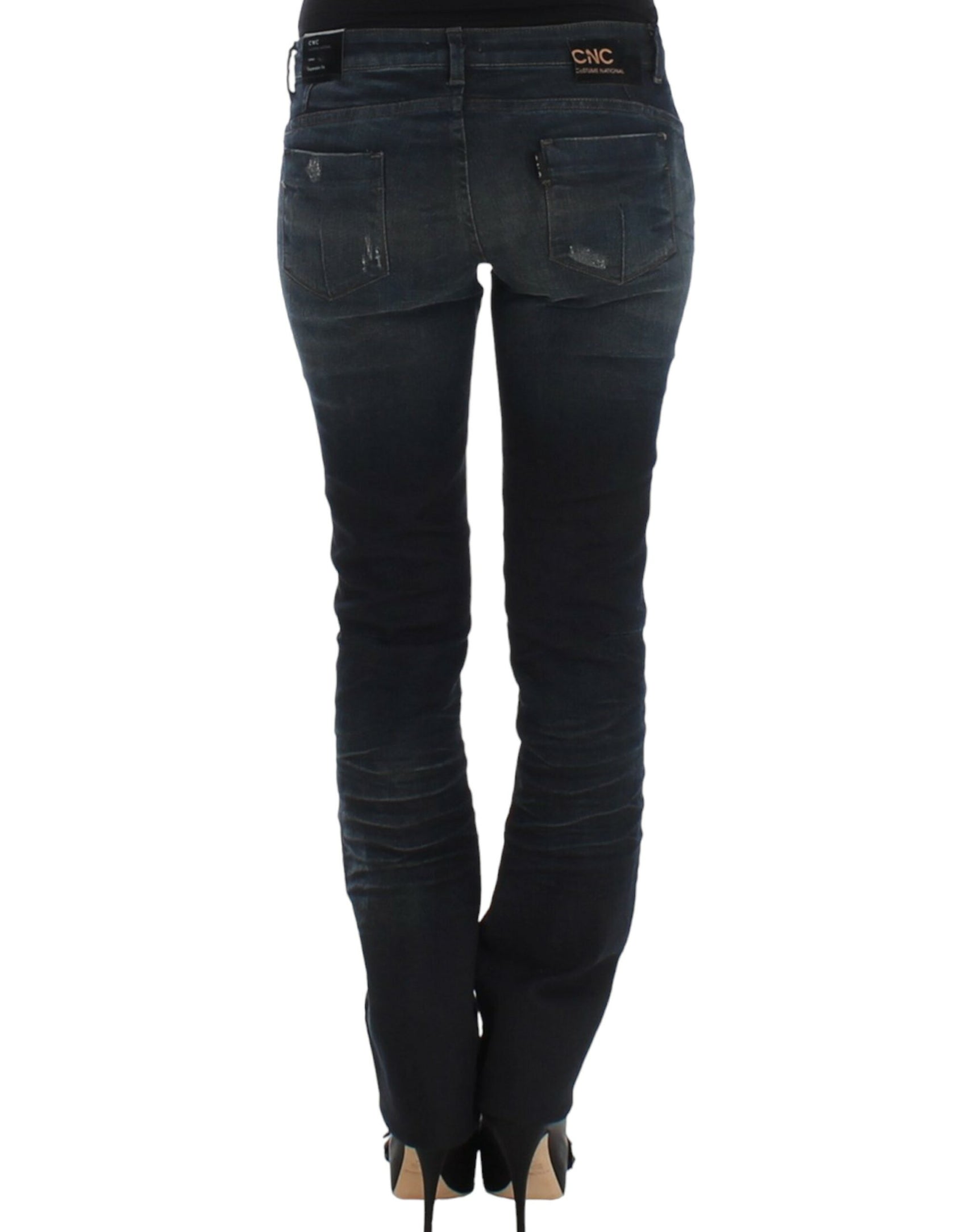 Schicke Superskinny Blue Denim Jeans