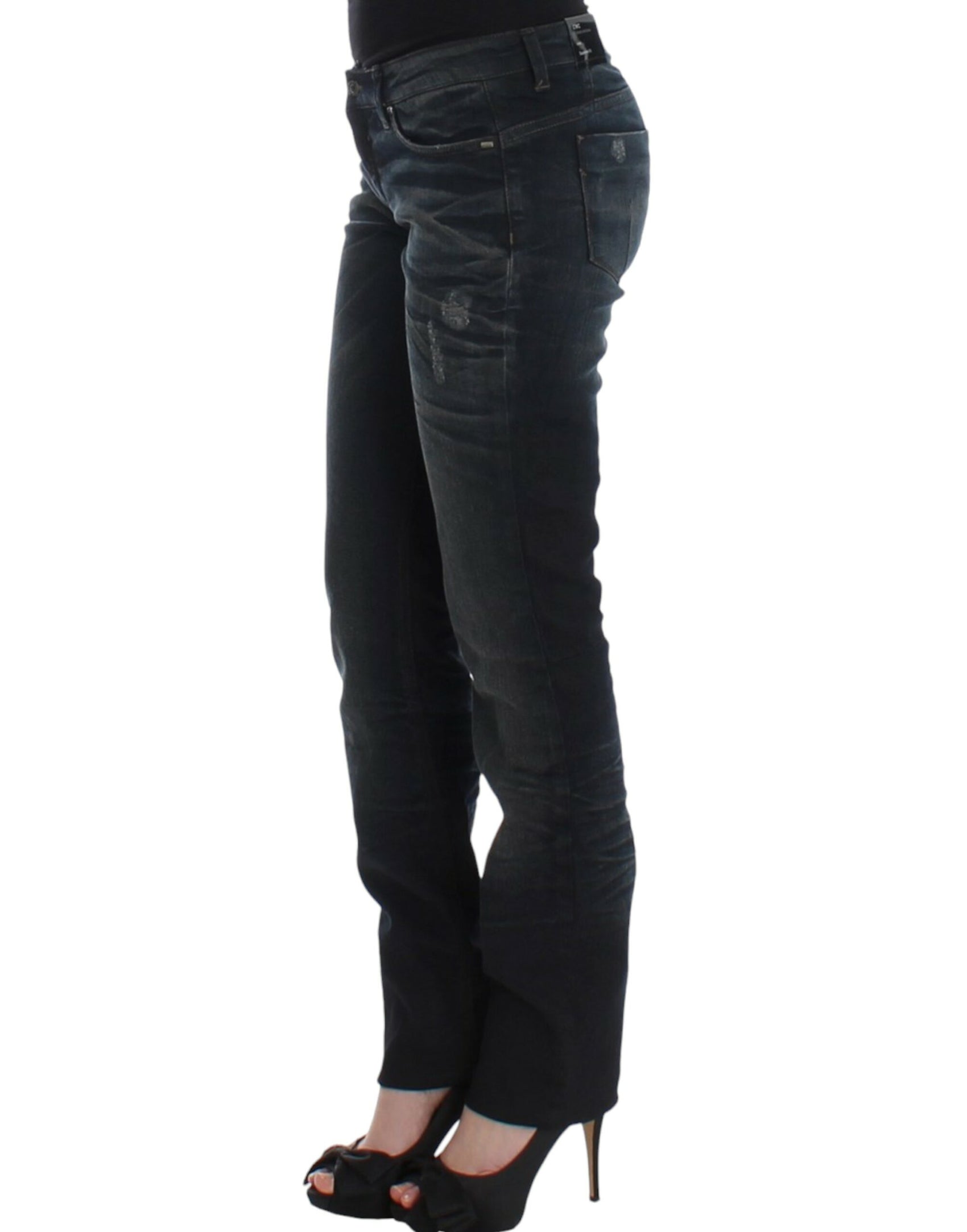 Schicke Superskinny Blue Denim Jeans