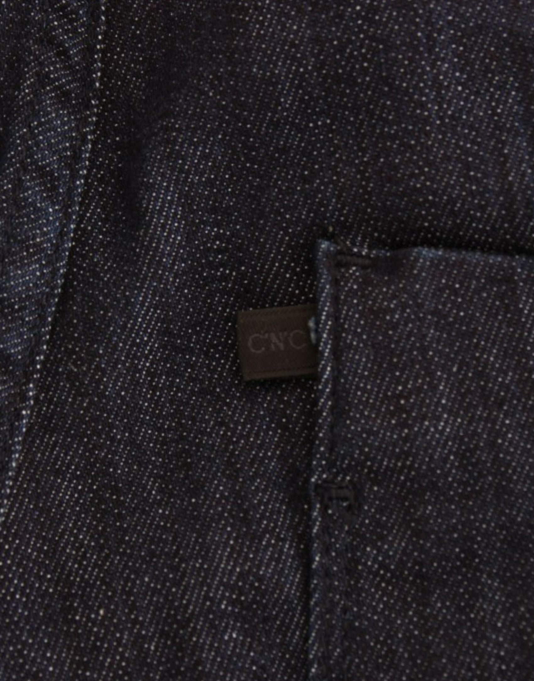 Schicke dunkelblaue Skinny-Leg-Jeans