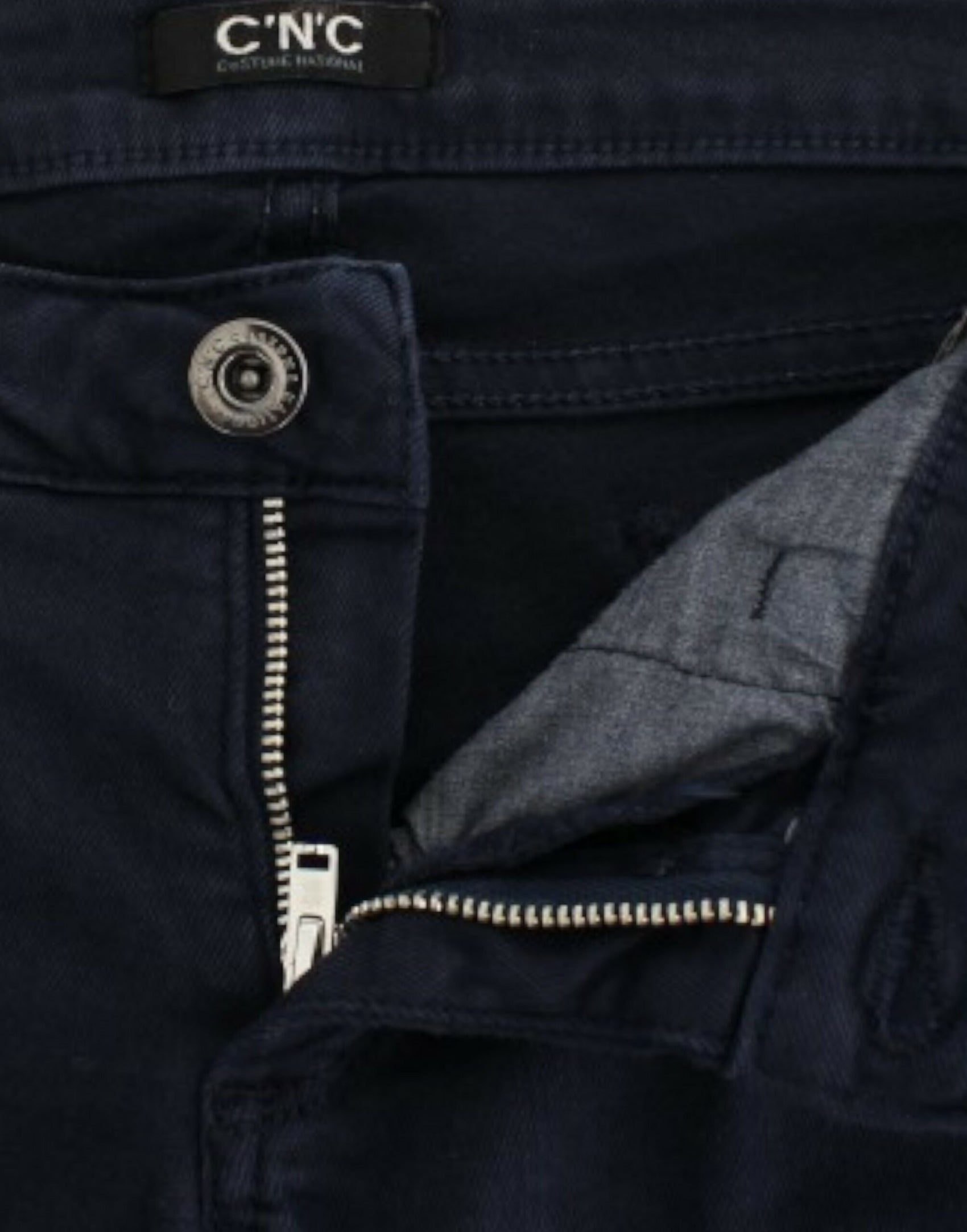 Chic blu gamba dritta denim Delight