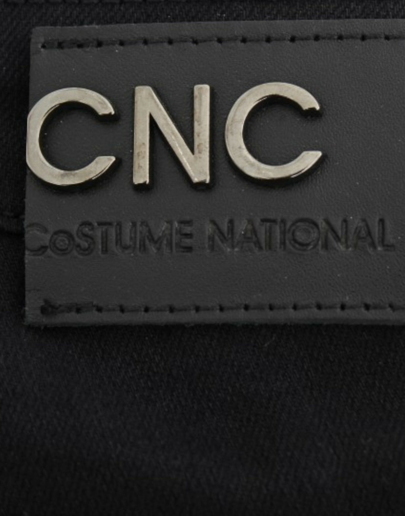 Eleganti jeans neri a gamba dritta