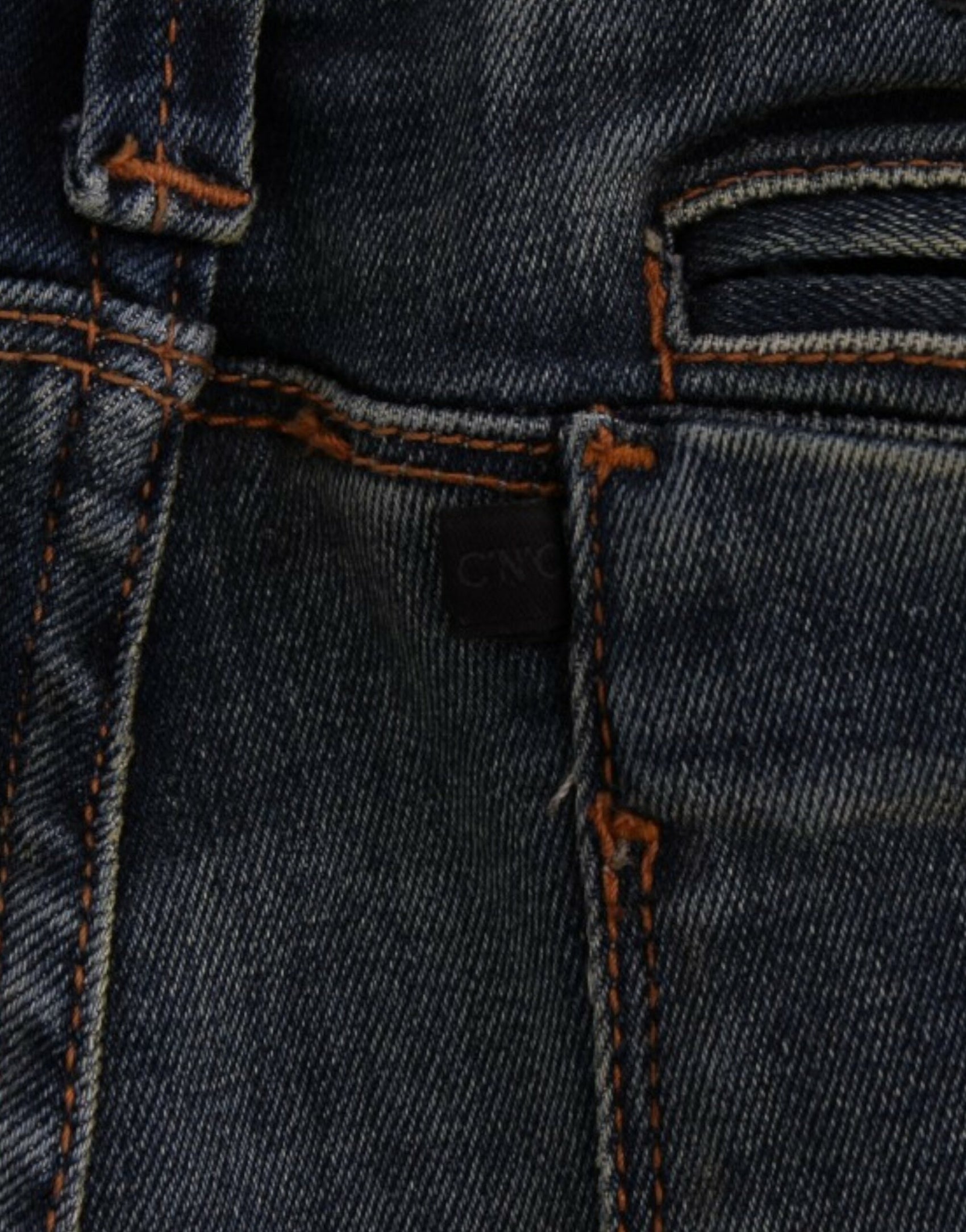 Jeans firmati blu eleganti a gamba dritta