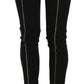 Jeans skinny slim fit a vita bassa neri chic