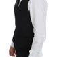 Elegant Black Wool Dress Vest