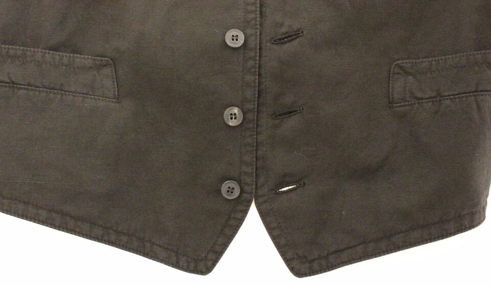 Elegante gilet in misto cotone nero