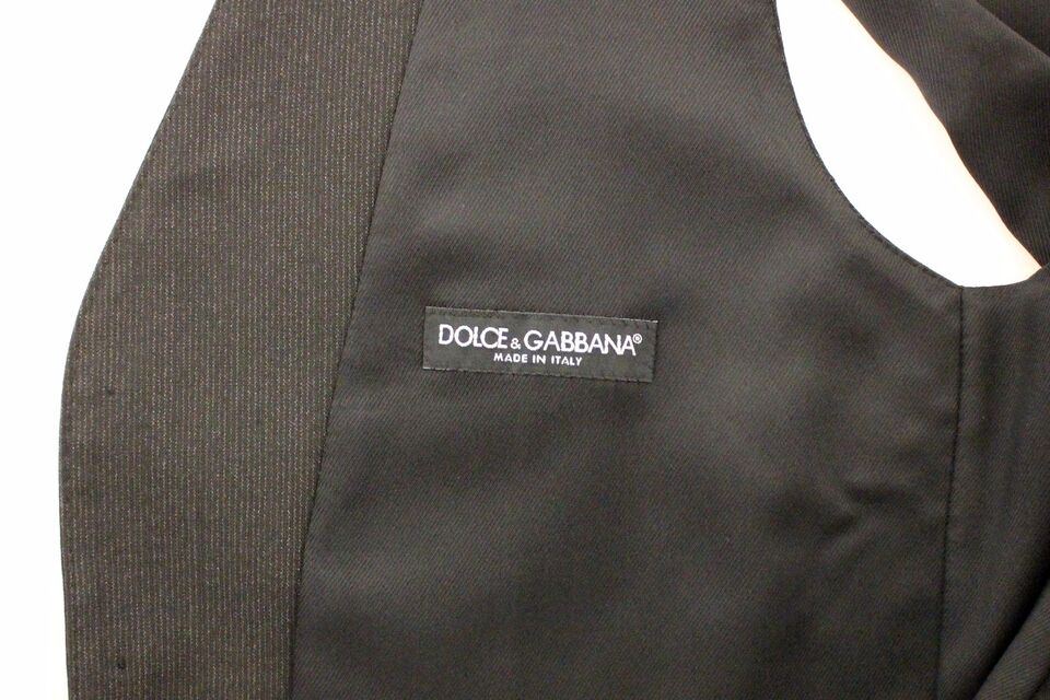 Gilet classico in misto lana grigio