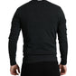 Eleganter grauer Wollpullover