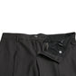 Elegante dunkelgraue Skinny-Anzughose