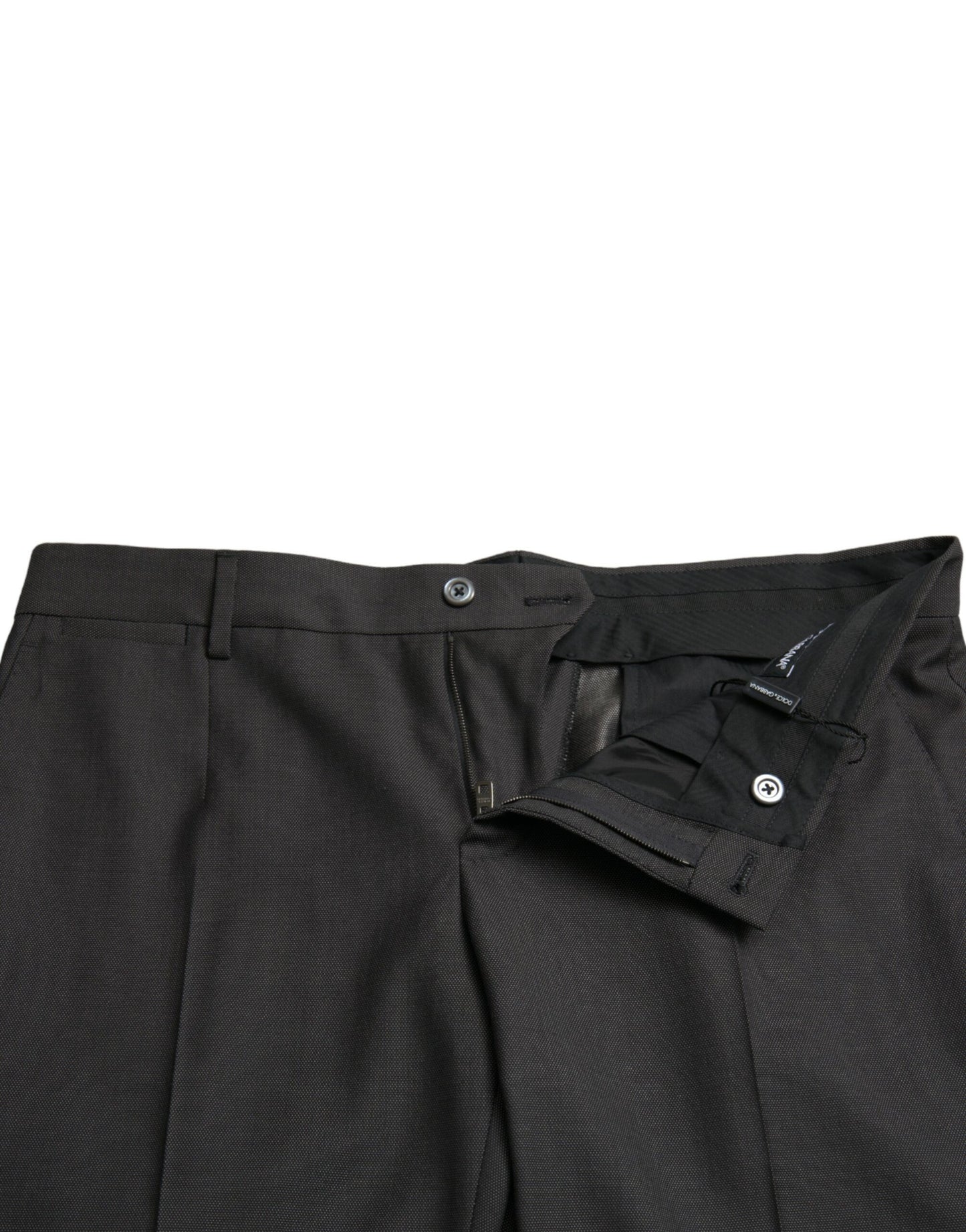 Elegante dunkelgraue Skinny-Anzughose