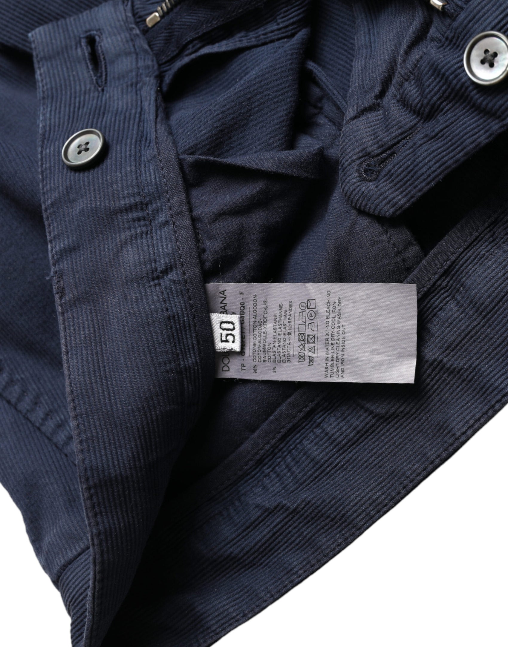 Elegante dunkelblaue Skinny-Anzughose