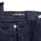 Elegante dunkelblaue Skinny-Anzughose