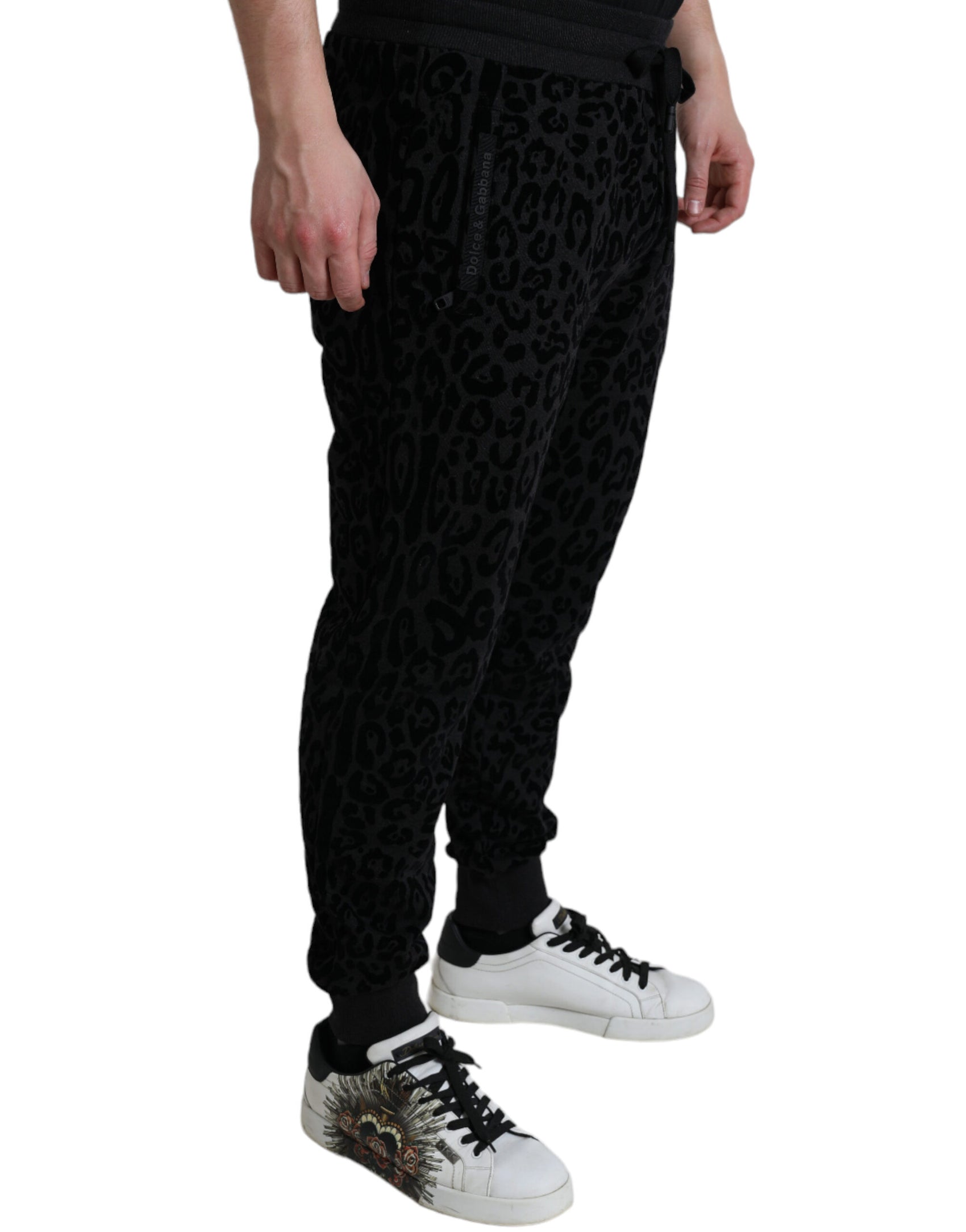 Elegante Leoparden-Jogginghose für Herren