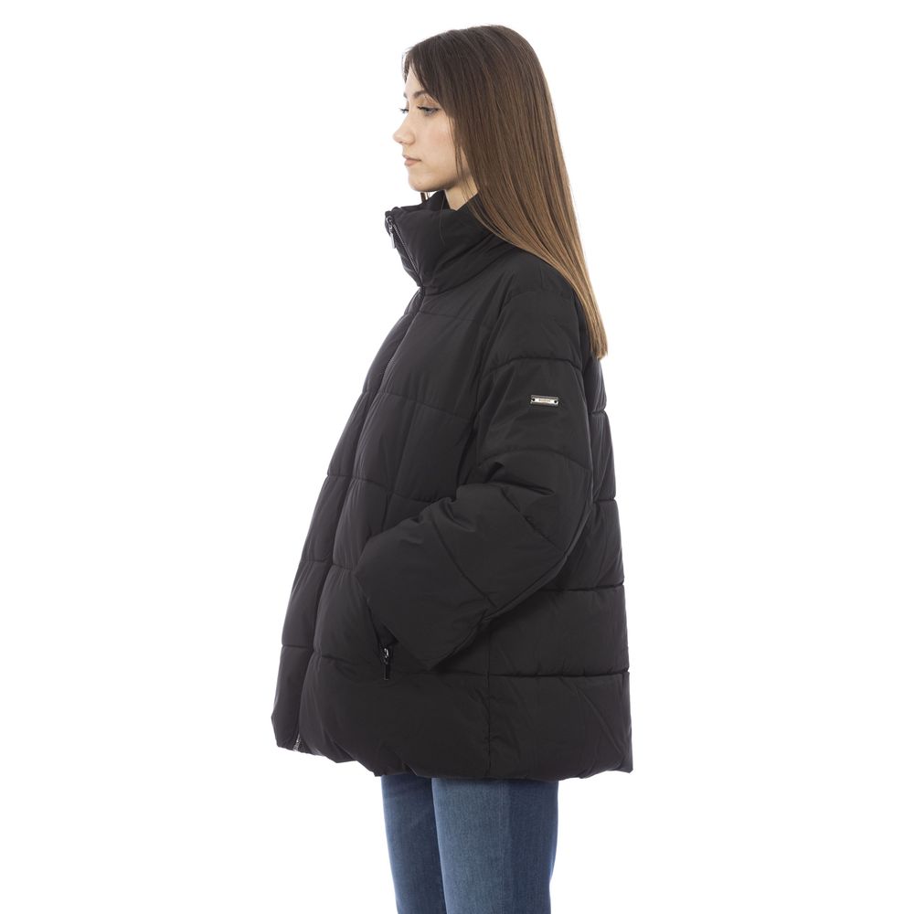 Black Polyamide Women Jacket