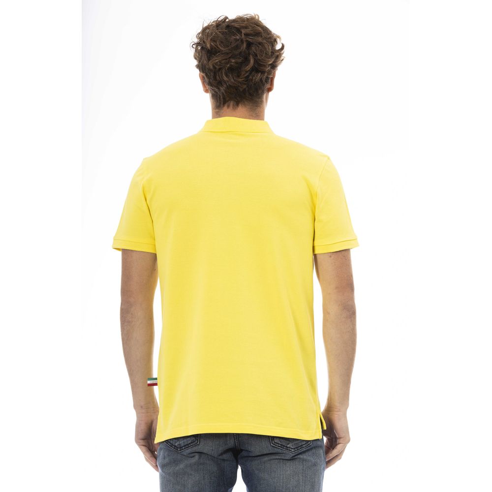 Gelbes Poloshirt aus Baumwolle für Herren