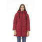 Red Polyester Women Jacket