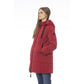 Red Polyester Women Jacket