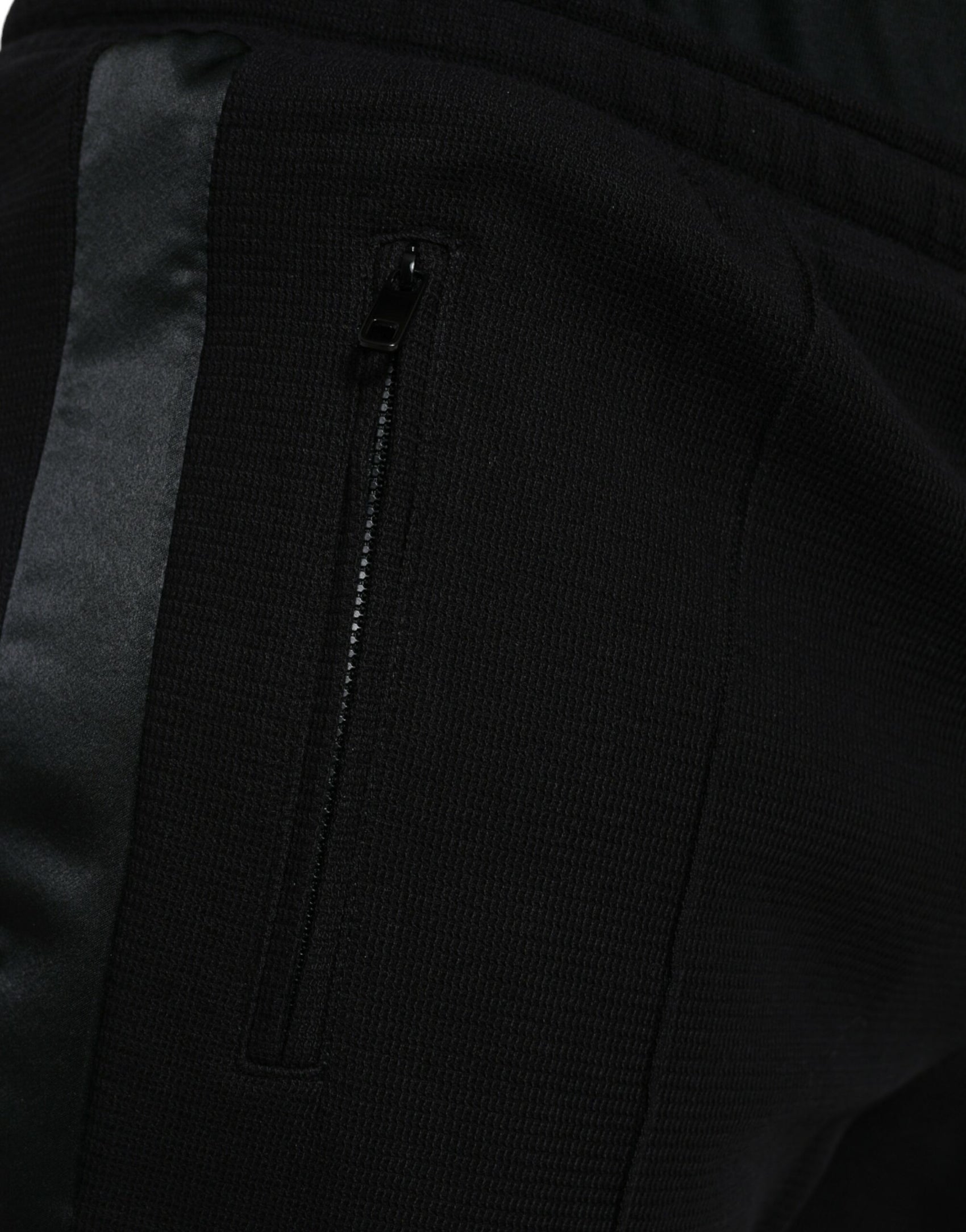 Elegante schwarze Jogginghose aus Baumwollmischung