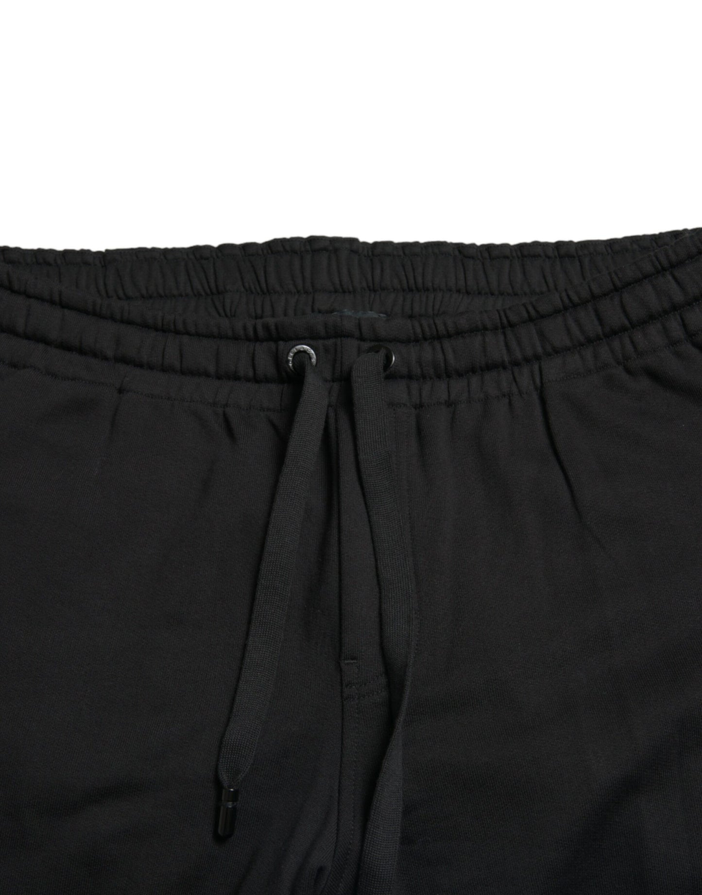 Eleganti pantaloni da jogging in cotone nero