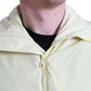 Elegant Yellow Windbreaker Jacket