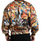 Colorful Abstract Bomber Jacket