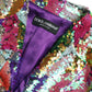 Multicolor Sequined Long Jacket