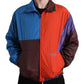 Multicolor Techno Fabric Windbreaker Jacket