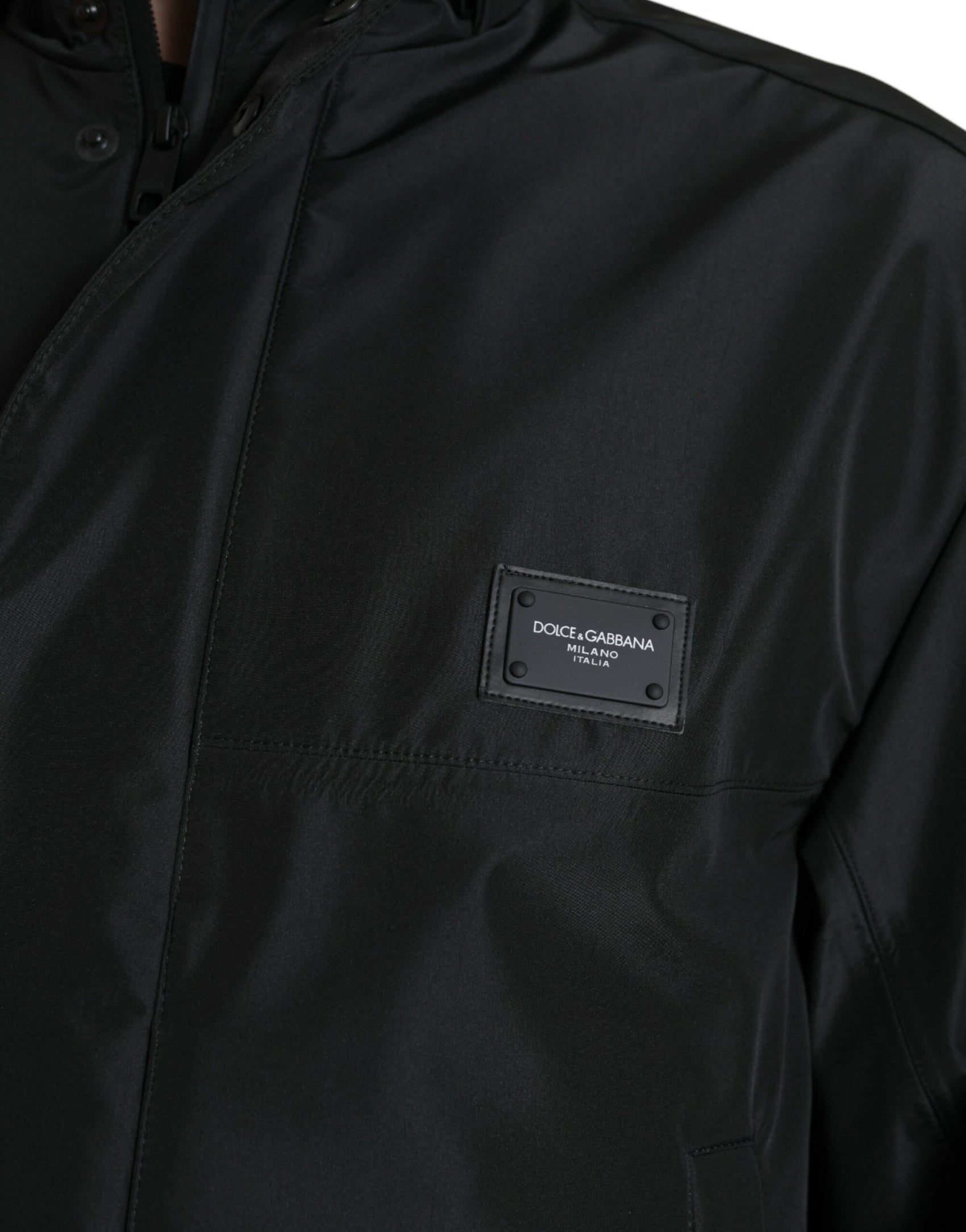 Giacca antivento nera elegante