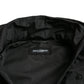 Sleek Black Windbreaker Jacket