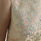 Dolce & Gabbana Metallic Floral Jacquard A-line Mini Dress