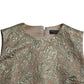 Dolce & Gabbana Metallic Floral Jacquard A-line Mini Dress