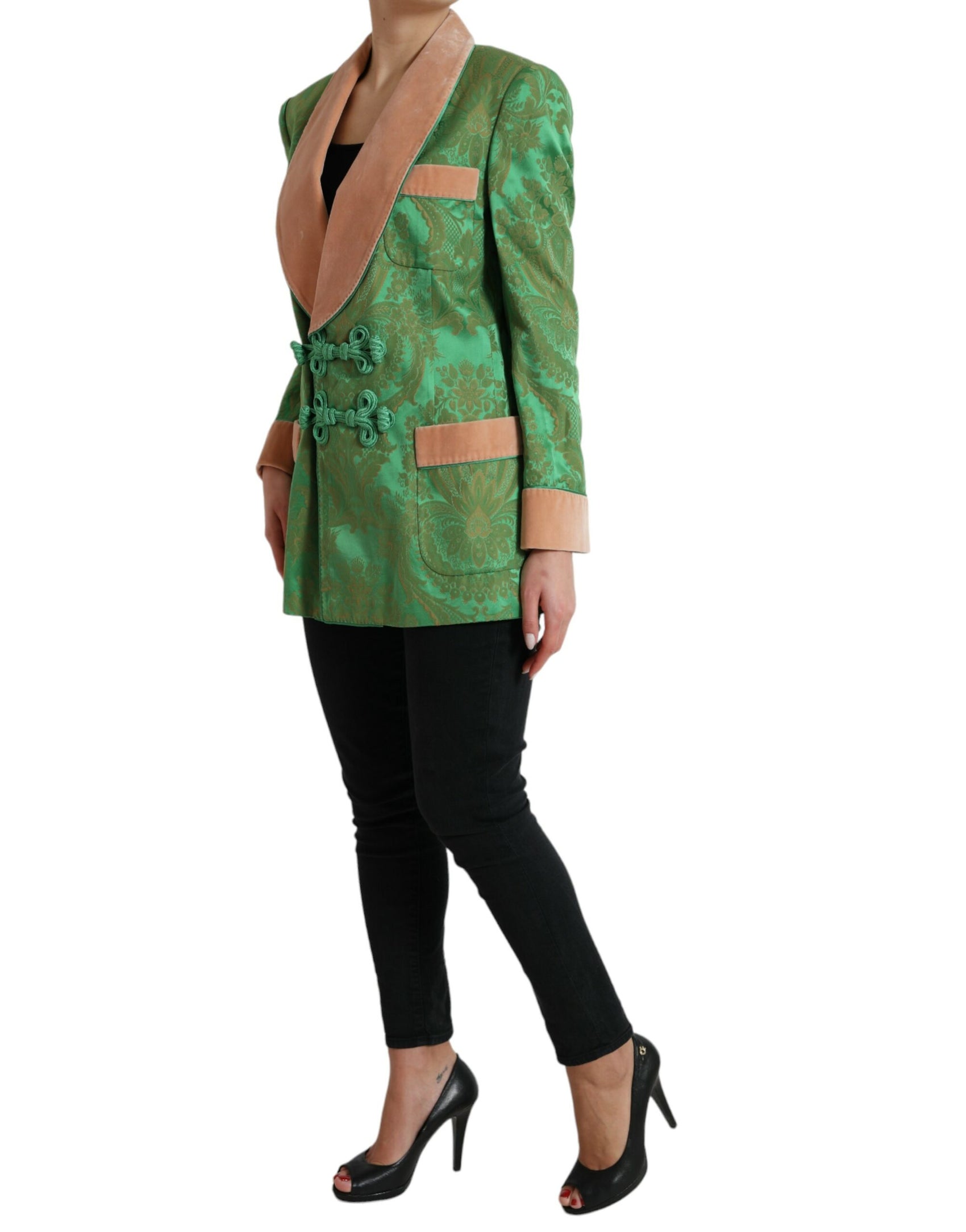 Blazer doppiopetto Floral Elegance