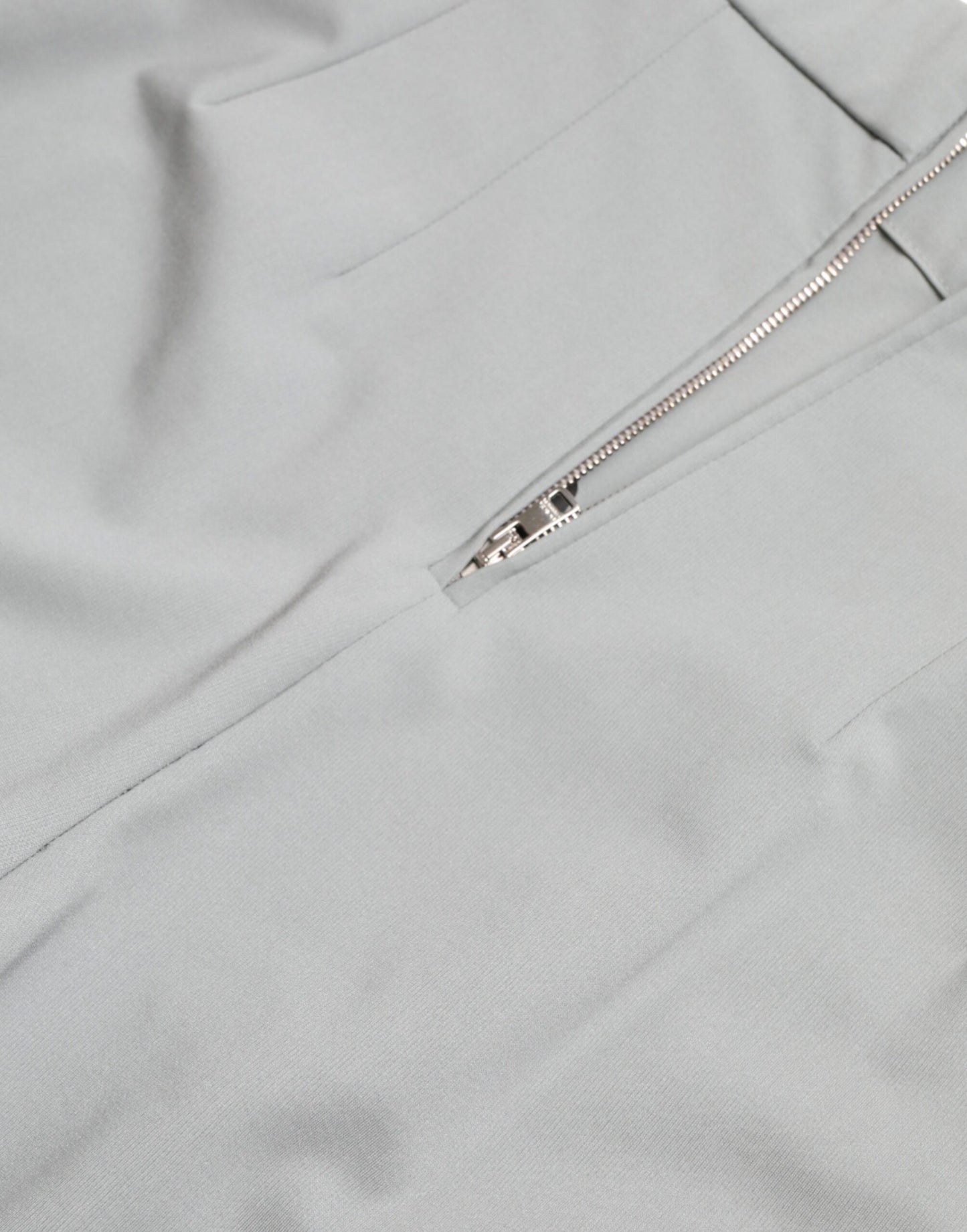 Eleganti leggings a vita alta in grigio