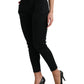 Pantaloni skinny cropped a vita alta chic