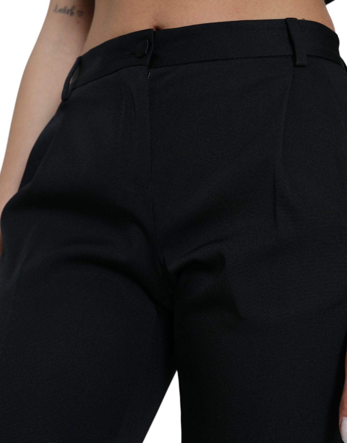 Pantaloni skinny cropped a vita alta chic